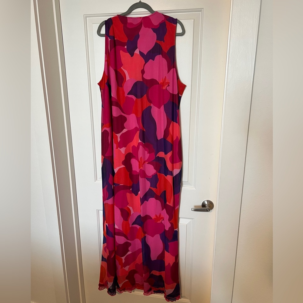 ASOS Vero Moda Colorful Abstract Maxi Dress - Picture 3 of 4